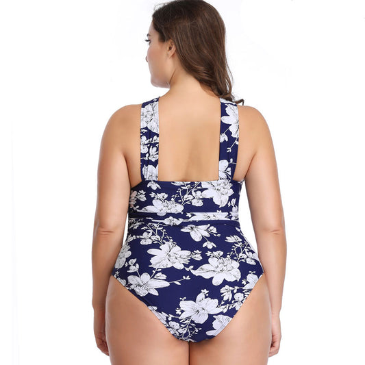 one piece swimsuit women plus size swimwear one piece Russian USA swim swimming suit beach bathing wear floral color