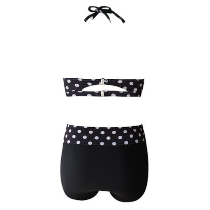 Sexy Bandage Bikinis Women High Waist Bikini Plus Size Women Polka Dot Print Beach Swimwear Swimwear Biquini