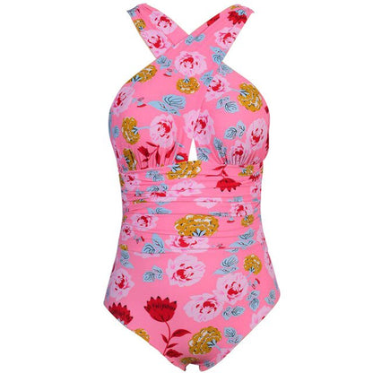 one piece swimsuit women plus size swimwear one piece Russian USA swim swimming suit beach bathing wear floral color