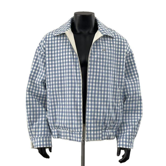 Men wearing flip collar flying jackets on both sides