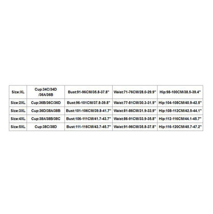 Sexy Bandage Bikinis Women Women Plus Size Bandage Printing Padded Bra Bikini Split Body Swimsuit Beachwear Suit Swimwear
