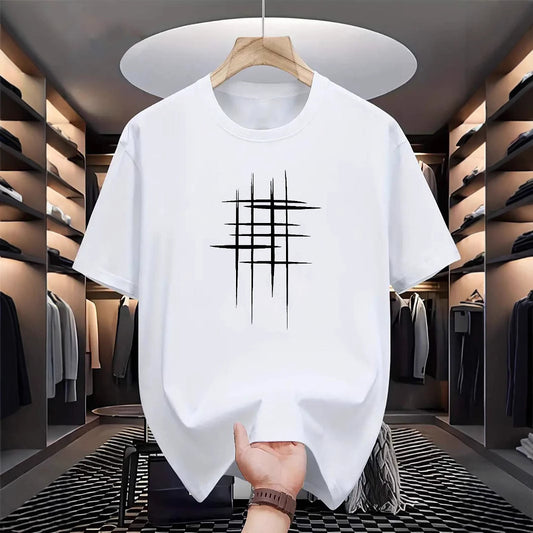 Men's summer cotton fashionable casual loose plus size g
