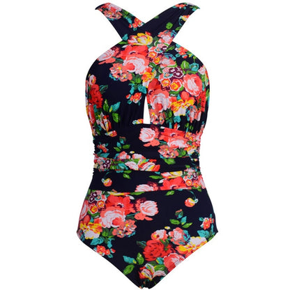 one piece swimsuit women plus size swimwear one piece Russian USA swim swimming suit beach bathing wear floral color